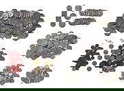 US Silver Coin Assortment: US Silver Coin Assortment Including $41.80 face value US 90% silver in Mercury and Roosevelt 10c, Standing Liberty and Washington 25c and Walking Liberty, Franklin and 1964 Kennedy 50c, $40.00