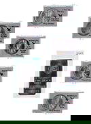 Engelhard 10 ozt and (5) Silver Eagle $1 Rounds: Engelhard 10 ozt and (5) Silver Eagle $1 Rounds Fine silver (0.999) including Engelhard #C409913 and Eagles from 1992, 1993, 1994, 1995 and 1996 in Merry Christmas containers (sticker and residue