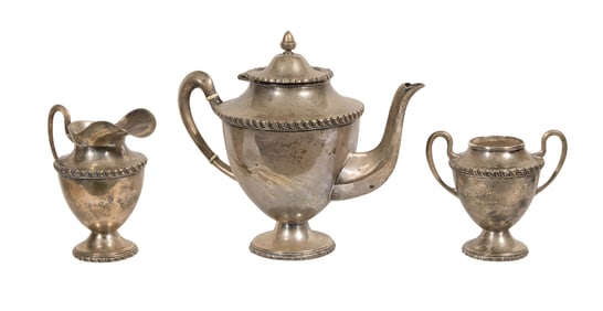 Maciel Mexican Sterling Silver Beverage Service