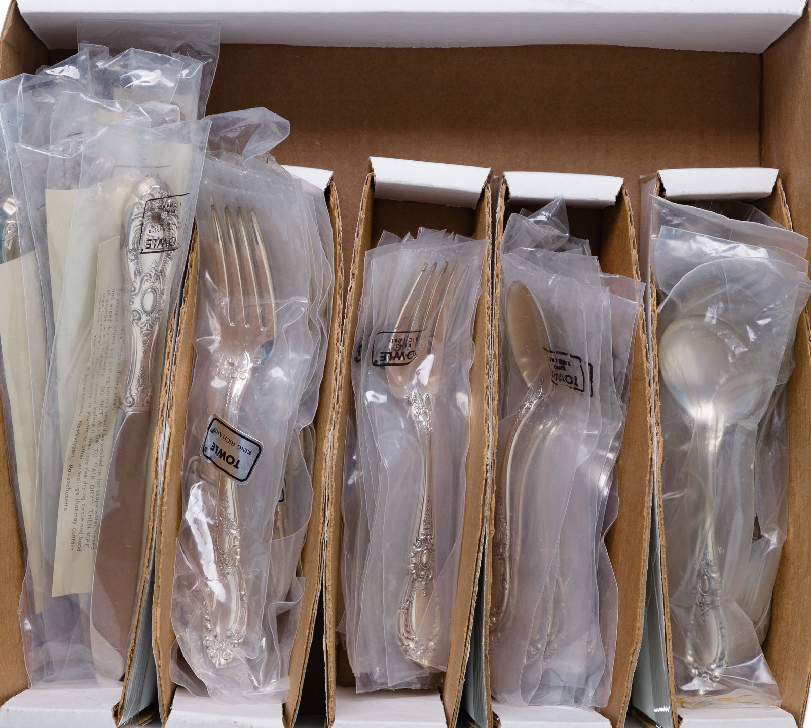 Towle King Richard Sterling Silver Flatware Service - 2