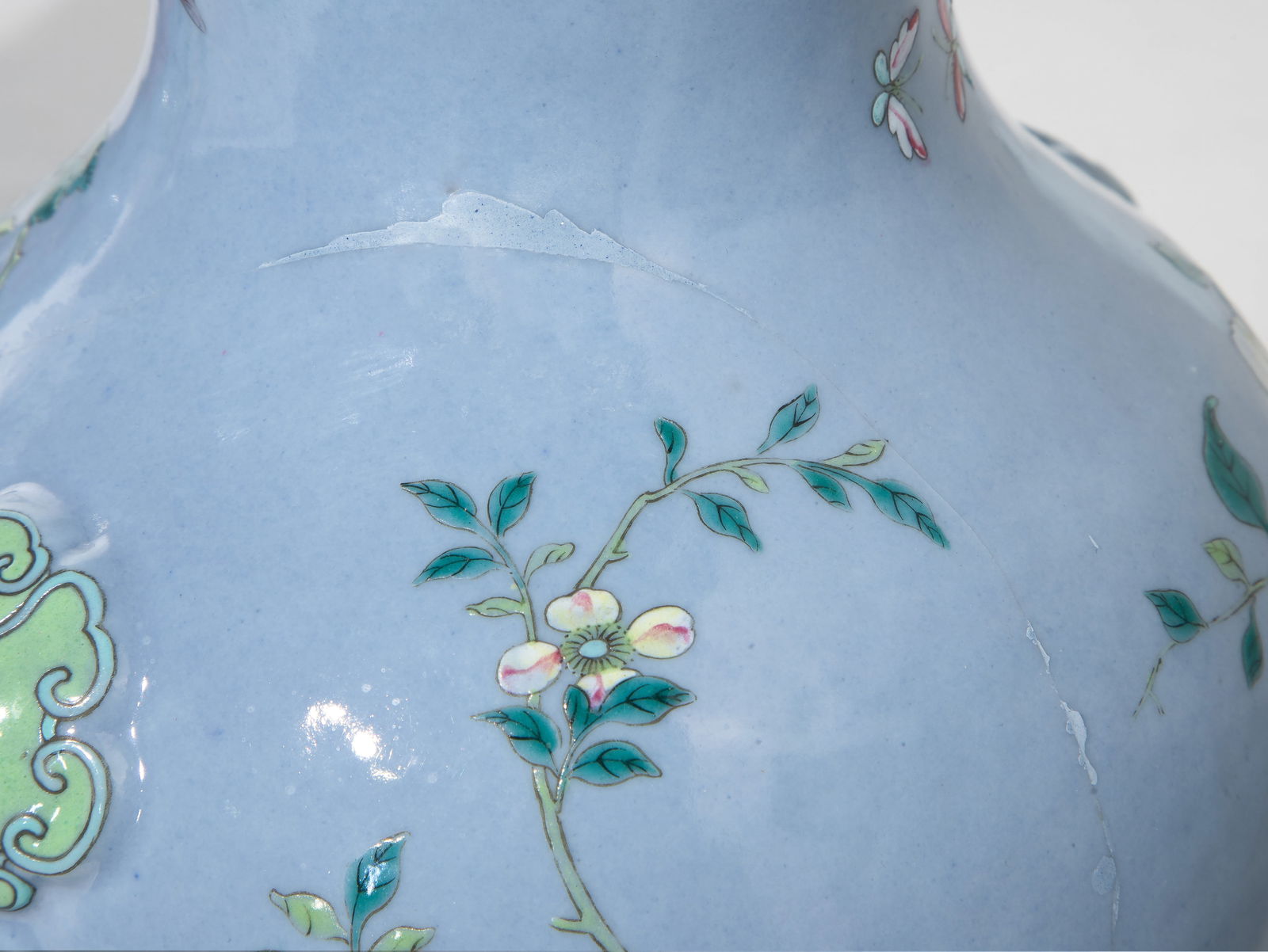 Chinese Claire de Lune Glazed Hu Vases - 4