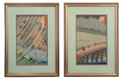 Utagawa Hiroshige (Japanese, 1797-1858) Woodblock Prints