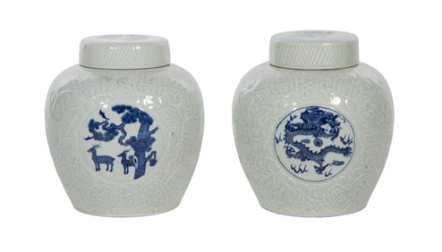 Chinese Porcelain Ginger Jars