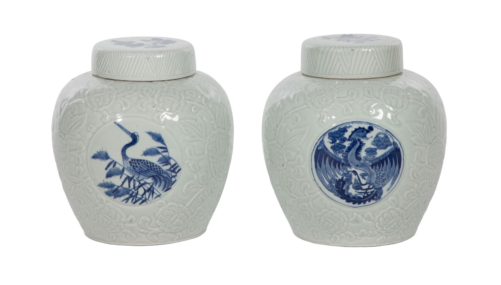 Chinese Porcelain Ginger Jars - 2