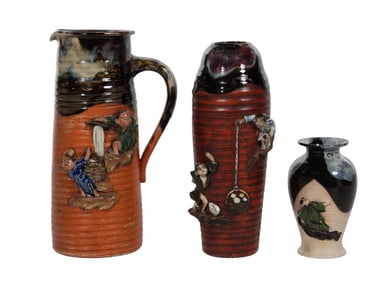 Japanese Sumida Gawa Pottery