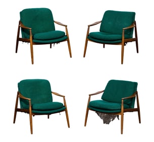 Mid Century Modern Teak Armchair Collection
