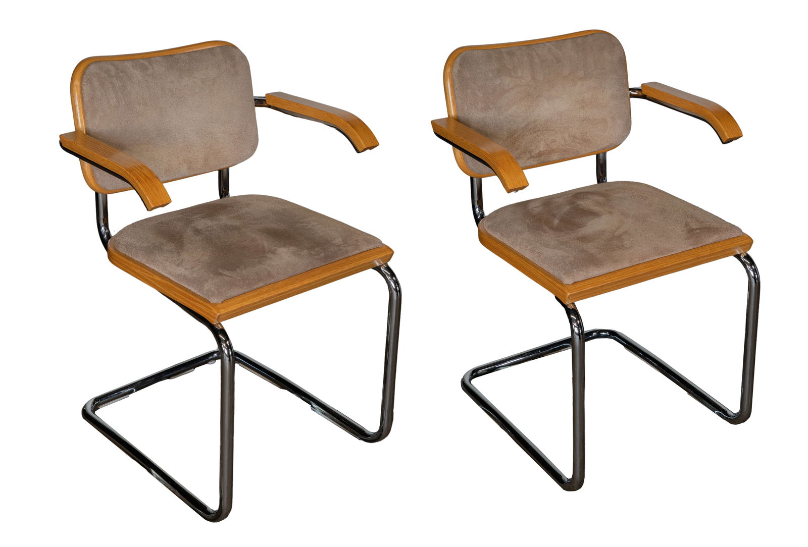 Marcel Breuer (Hungarian / American, 1902-1981) Cesca Armchairs (1 of 3)