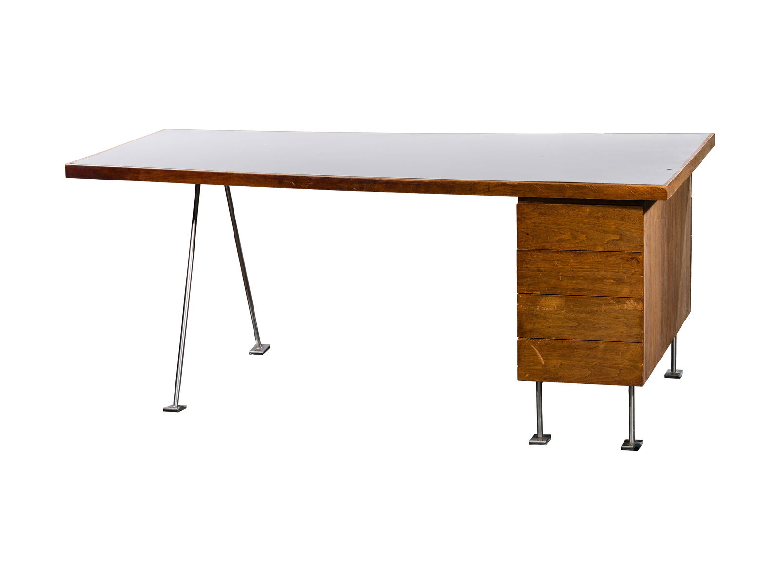 Mid Century Modern Partners Desk - 2