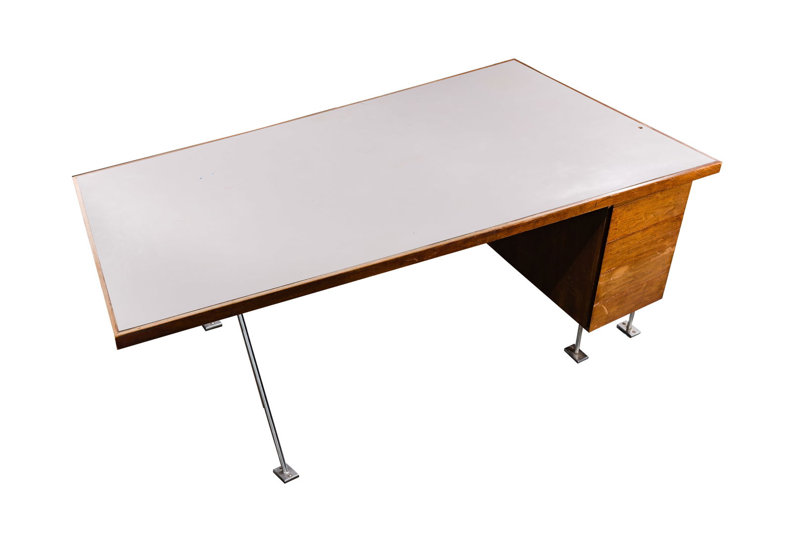 Mid Century Modern Partners Desk - 3