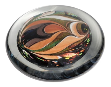 Rollin Karg (American, b.1944) Art Glass Sculpture