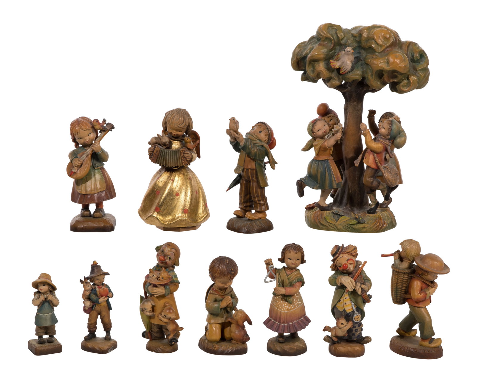 Anri Wood Figurine Assortment (1 of 2)