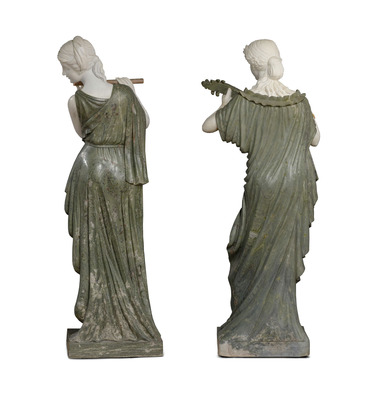 Neoclassical Style Marble Statues - 2