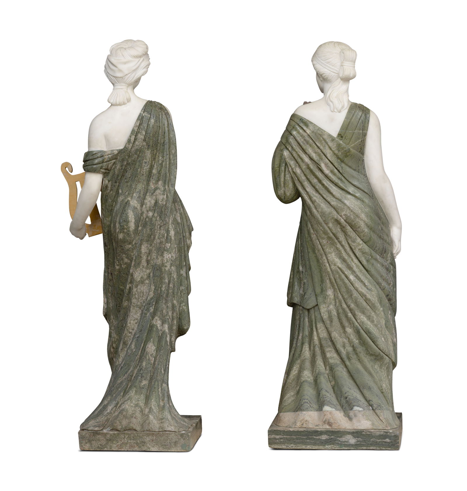 Neoclassical Style Marble Statues - 2