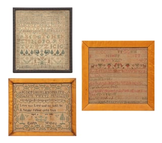 18th and 19th Century Cross-stitch Samplers