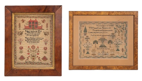 19th Century Cross-stitch Samplers