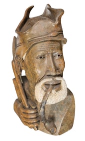 Thomas Tandi (African, 20th Century) Shona Style Stone Bust
