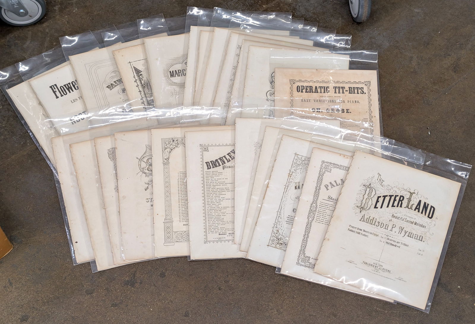 19th Century Sheet Music Assortment - 5