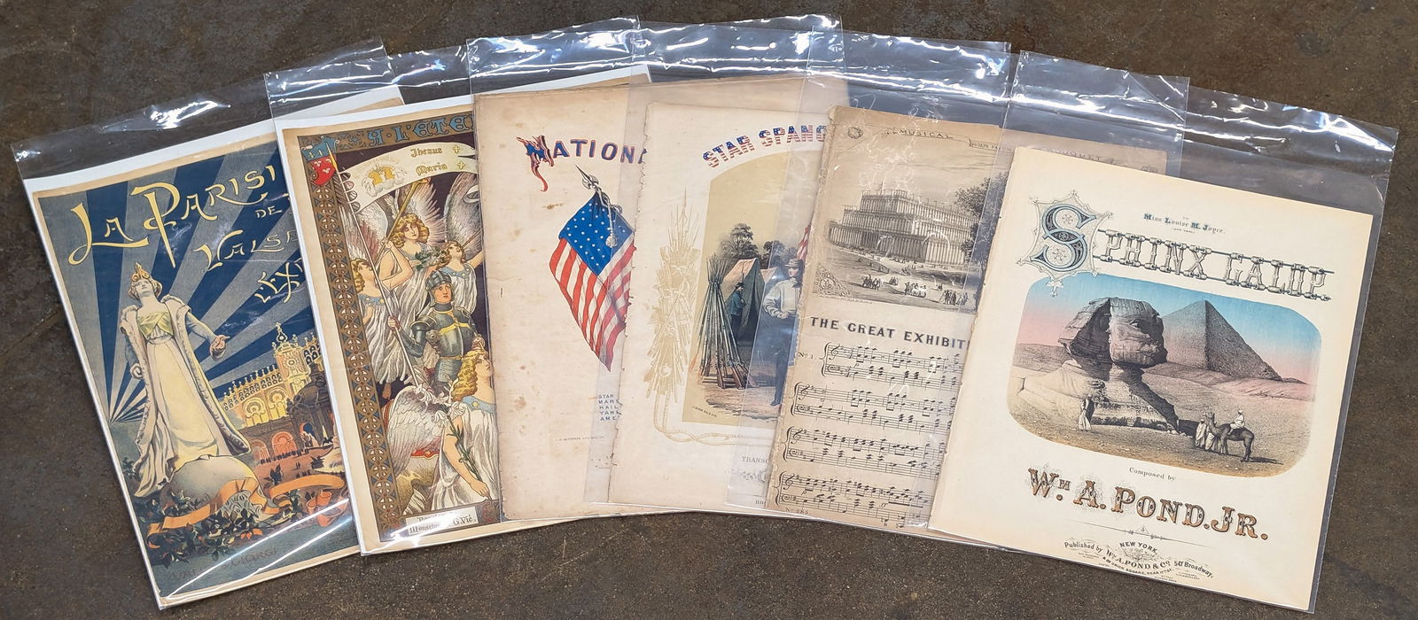 19th Century Sheet Music Assortment - 6