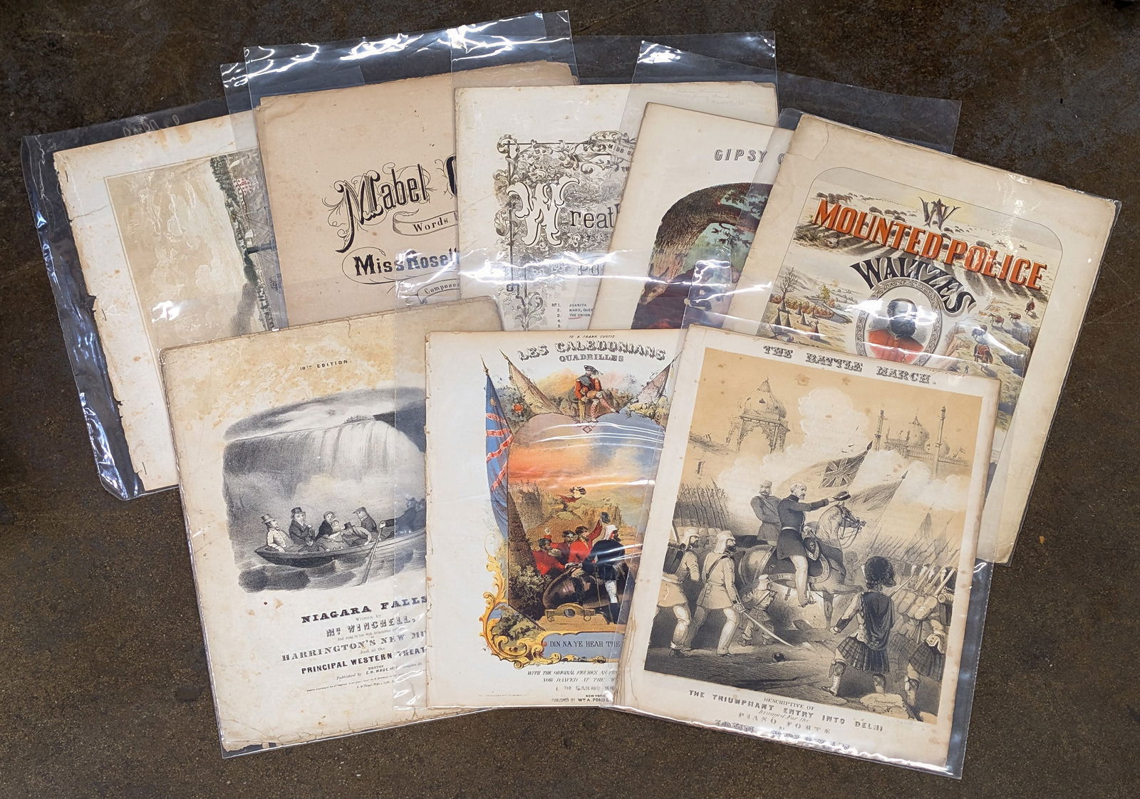 19th Century Sheet Music Assortment - 7