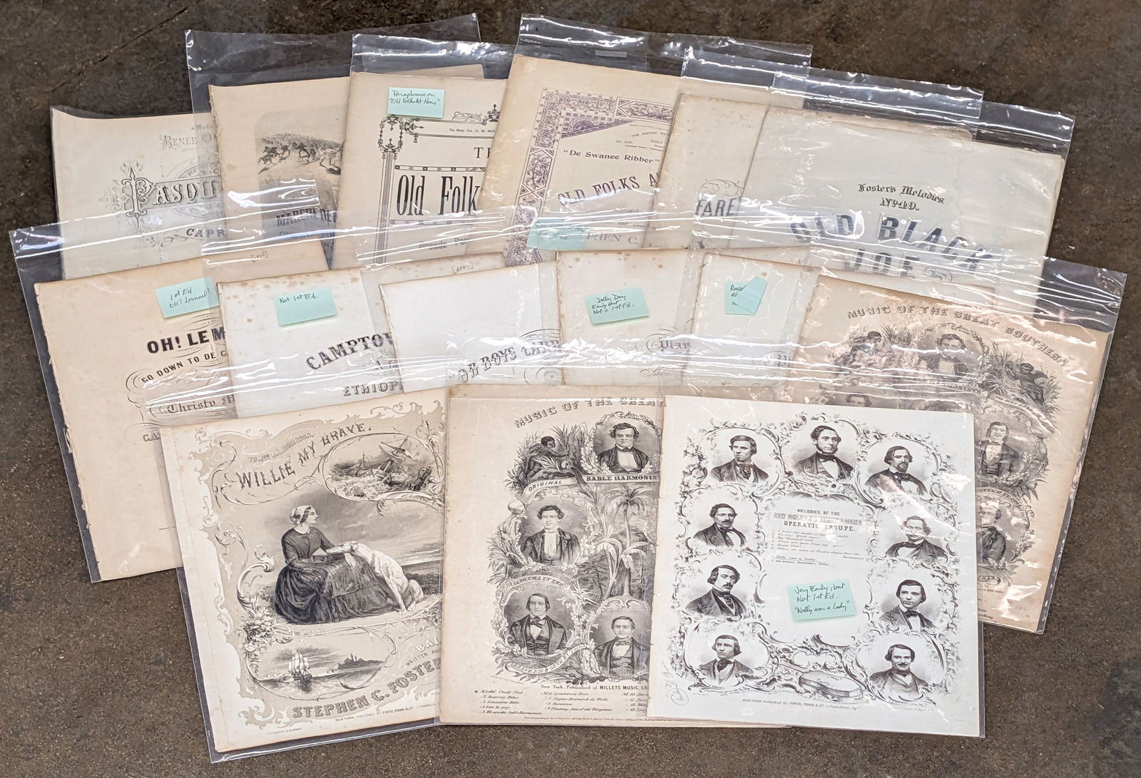 19th Century Sheet Music Assortment - 9
