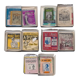 African American Sheet Music Assortment