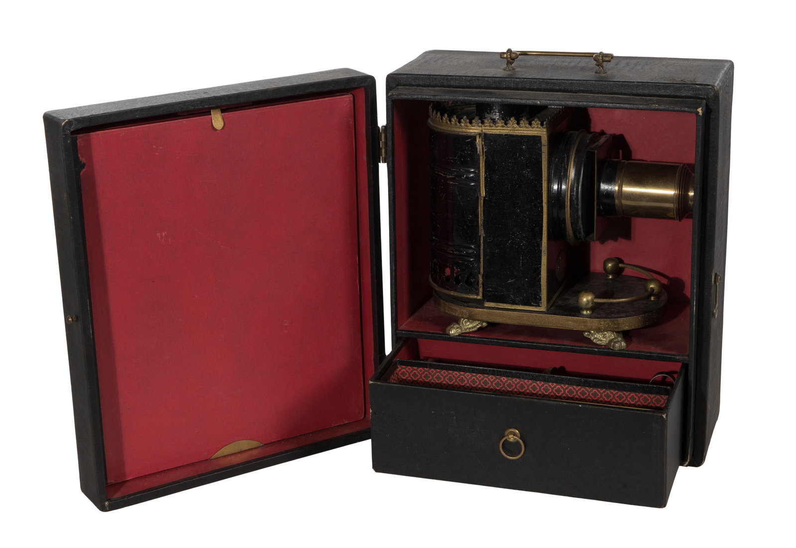 Magic Lantern Projector and Slide Assortment (1 of 2)