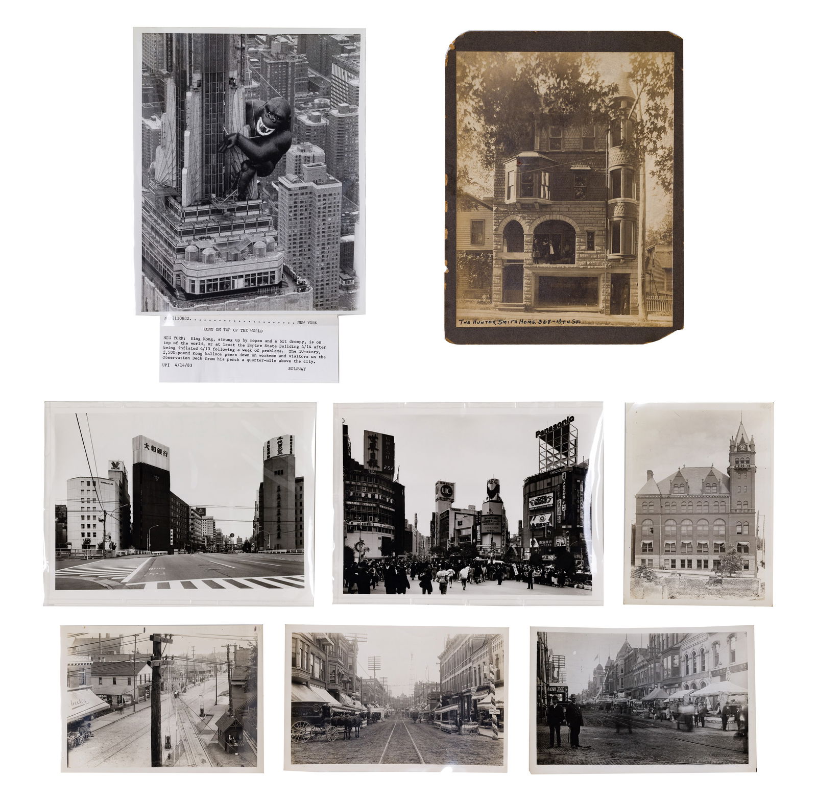 Architectural Photographic Assortment: Architectural Photographic Assortment Approximately (100) items of various sizes and subjects, including postcards, cartes de visite, cabinet cards and photographs, including buildings and