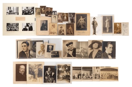 Publicity Photograph and Autograph Assortment