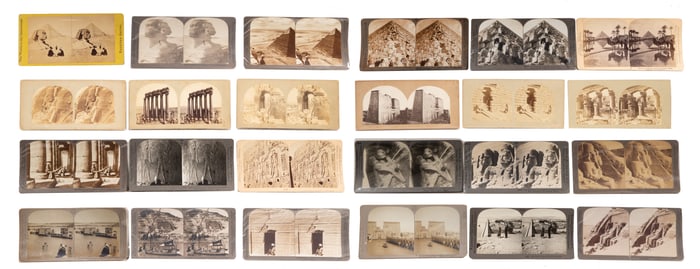 Ancient Egypt and Africa Stereoview Assortment
