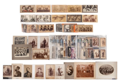 Musician Photograph and Stereoview Assortment