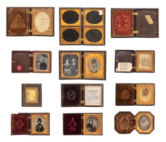 Cased Photograph and Union Case Assortment