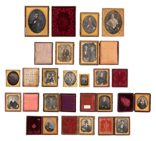 Cased Daguerreotype Collection