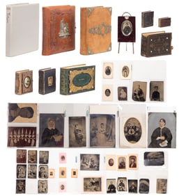 Tin Type and Photographic Card Assortment