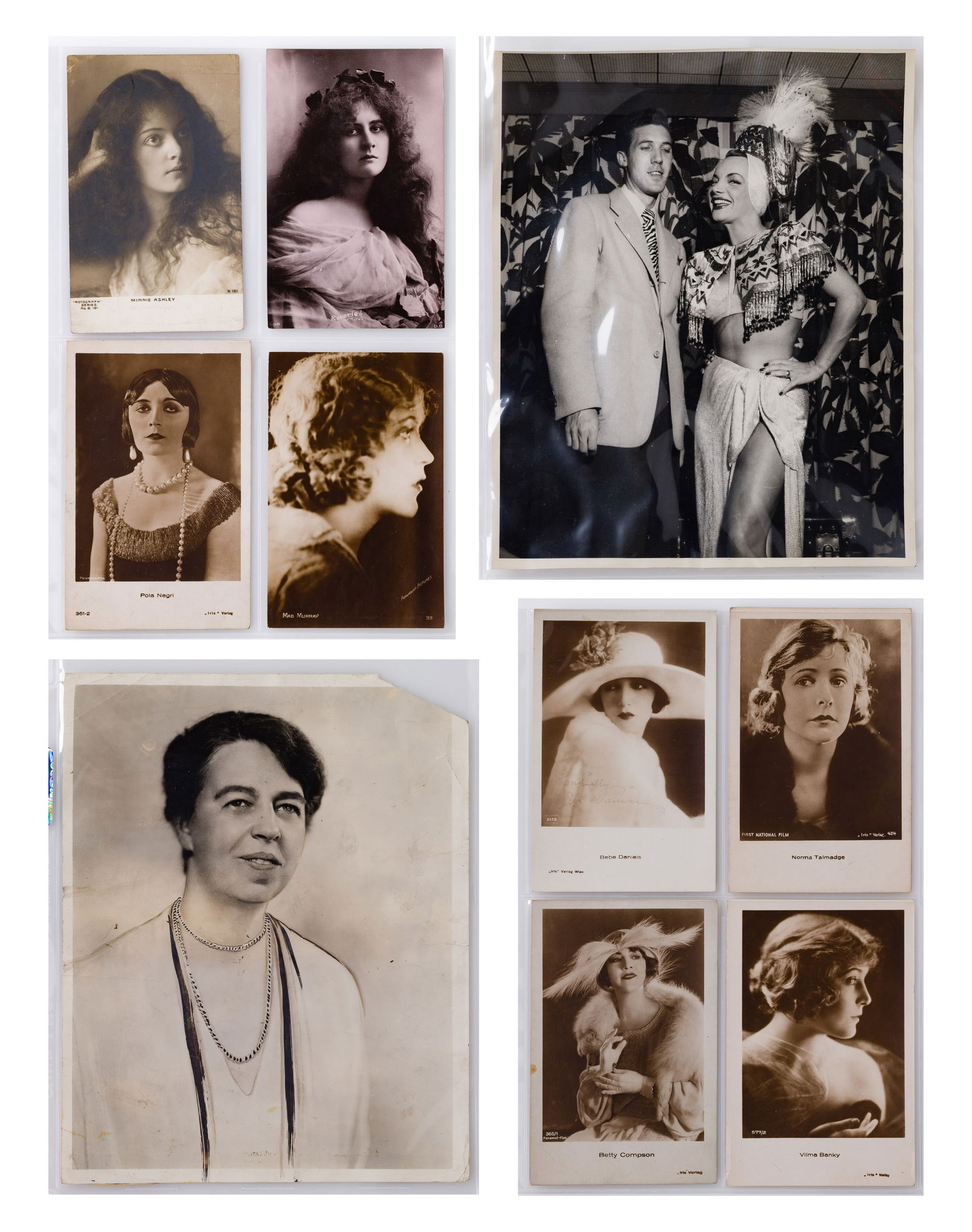 Occupational Photographic Assortment: Occupational Photographic Assortment Approximately (100) items of various sizes and subjects, including postcards, cartes de visite and photographs, such as Buckminster Fuller, sea divers, silent