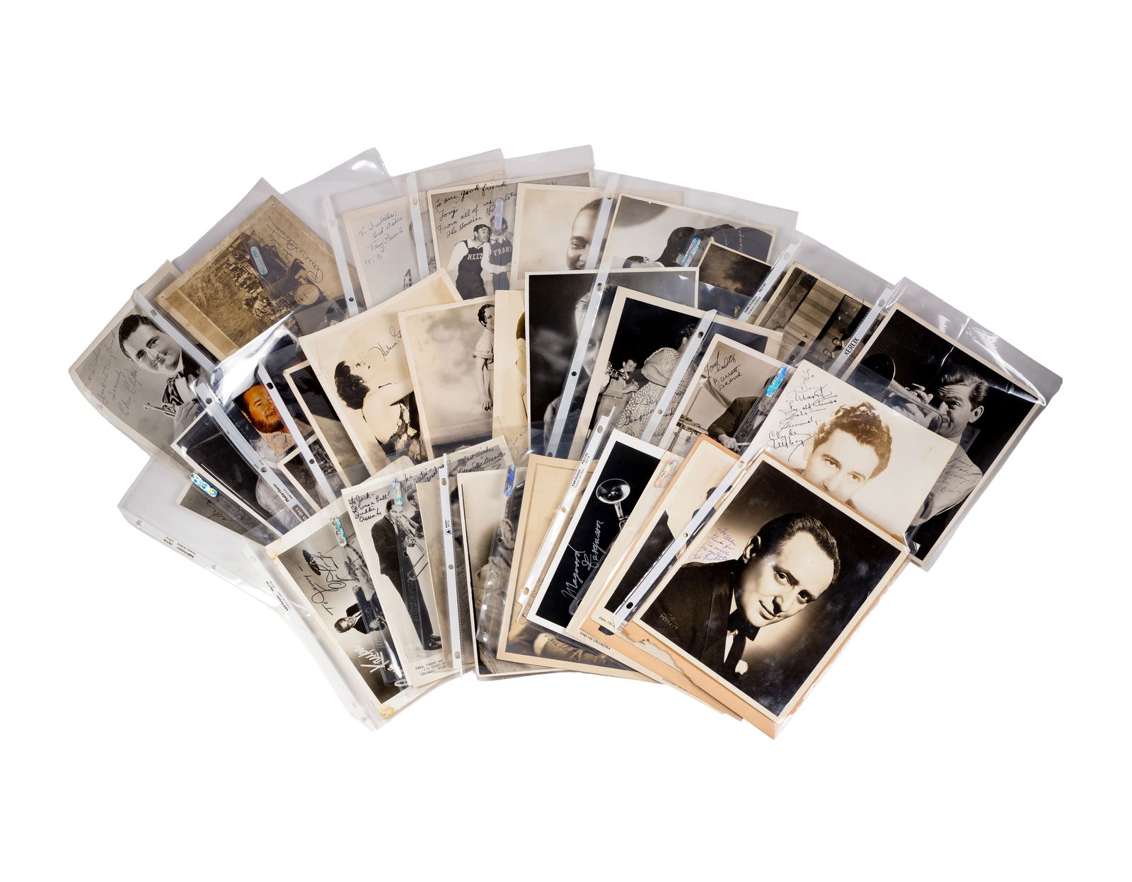 Signed Music Photographic Assortment: Signed Music Photographic Assortment Approximately (30) radio, jazz and big band personalities, most being headshots or press photographs, including artists Buddy Rich, Maynard Ferguson, Pete
