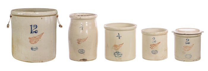 Redwing Stoneware Crock Assortment