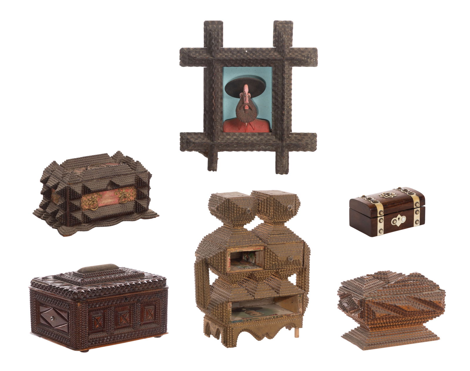 Tramp Art Box Assortment (1 of 3)