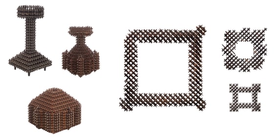 Tramp Art Crown of Thorns Assortment