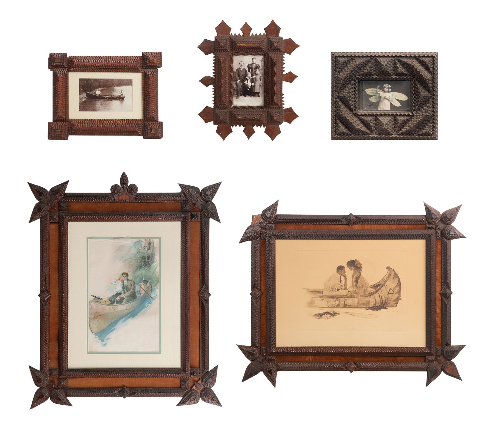 Tramp Art Frame Assortment (1 of 1)