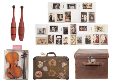 Scott and Company Leather Hat Case