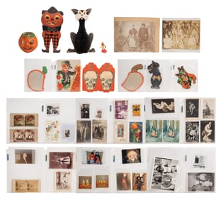 Halloween Die Cut Decoration and Photograph Assortment