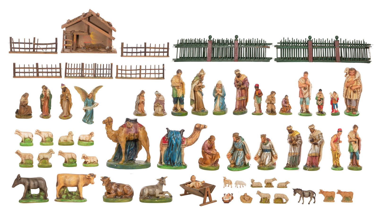 Chalkware Christmas Nativity Assortment (1 of 1)