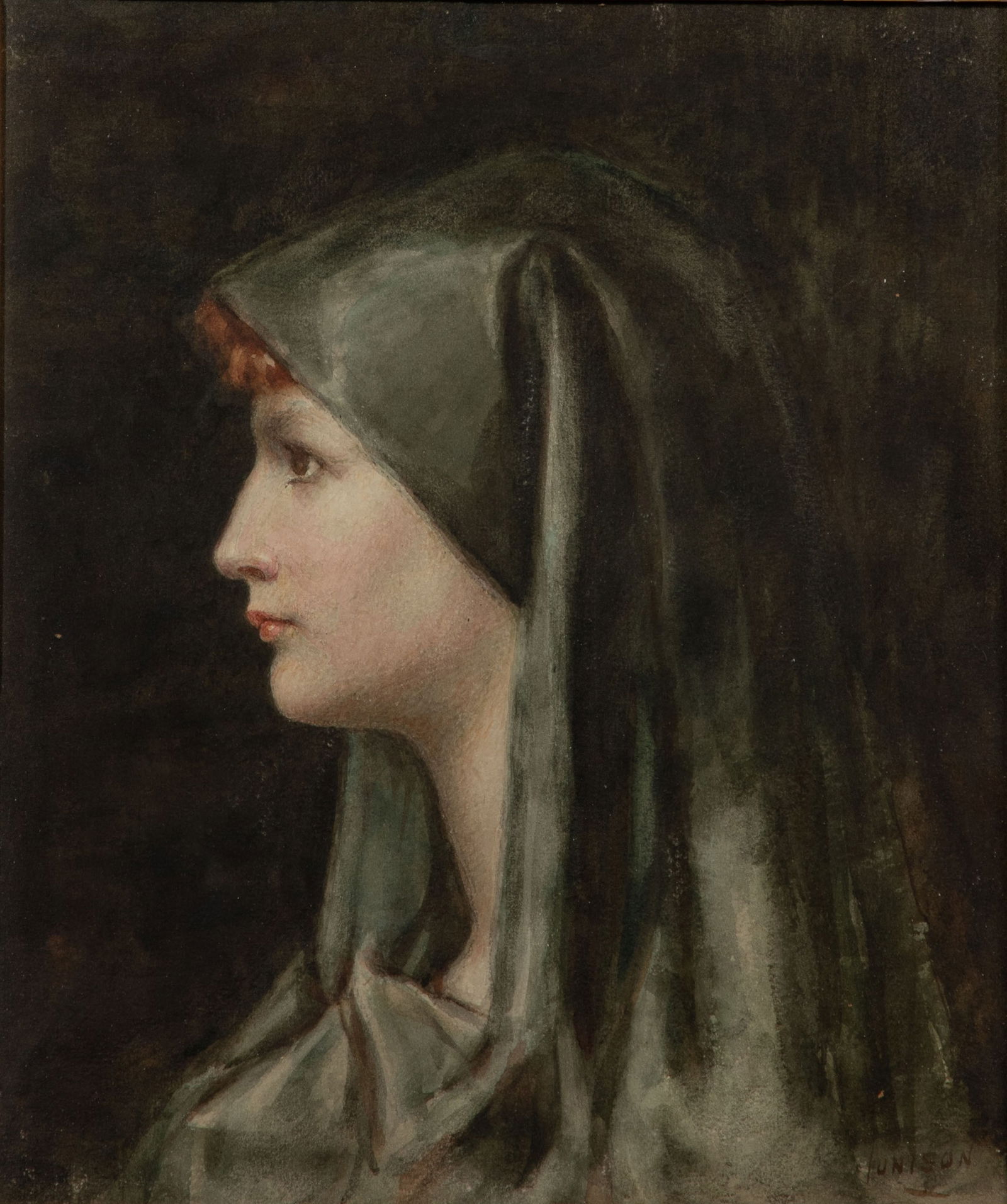 Judson Samuel Tunison (American, 1868-1937) Watercolor (1 of 3)