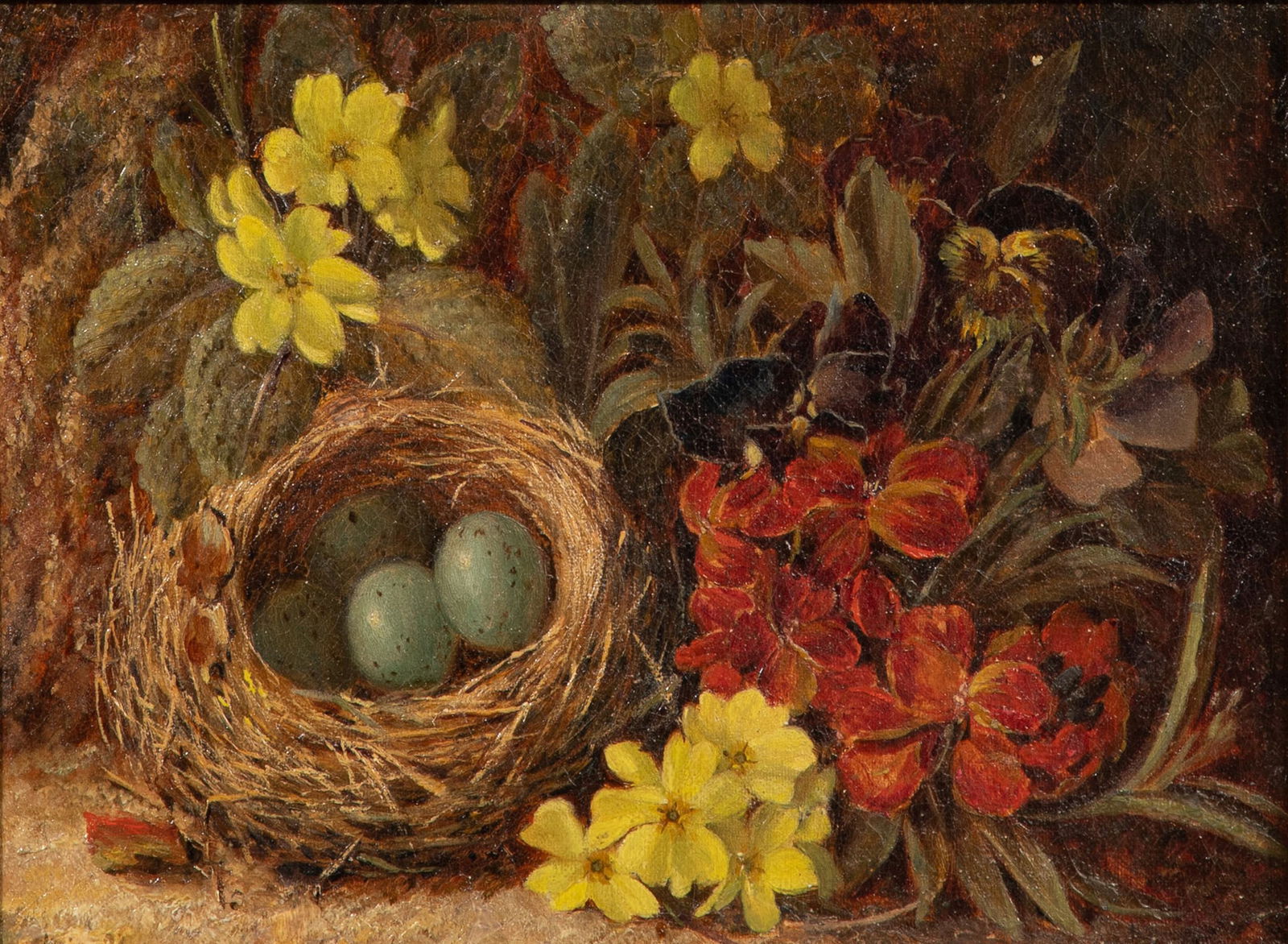 Attributed to Oliver Clare (British, 1853-1927) Oil on Canvas (1 of 3)