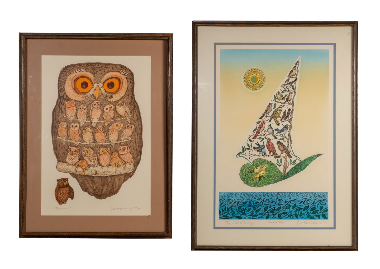 Curt Frankenstein (American, 1922-2009) Hand-Colored Etchings (1 of 1)