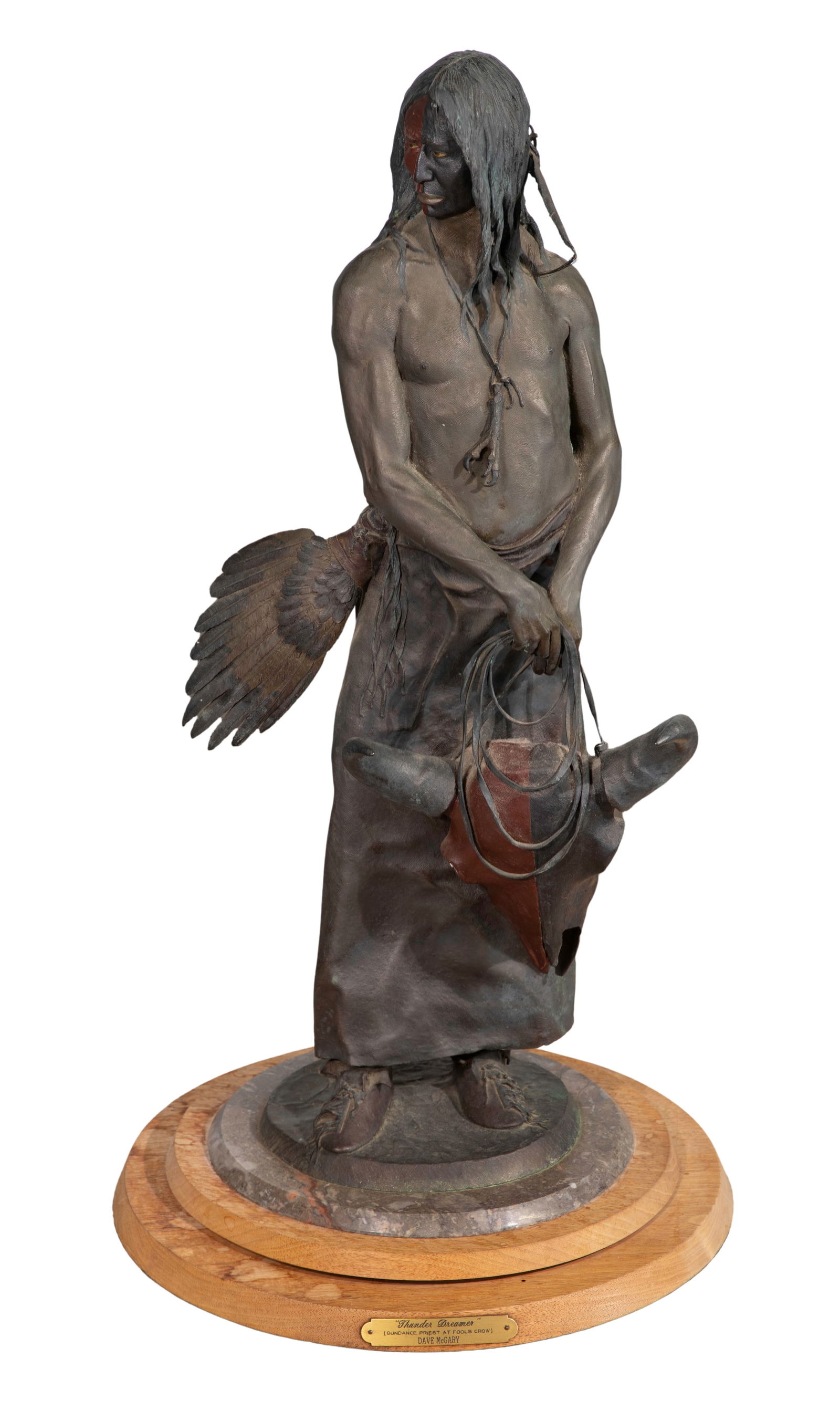 Dave McGary (American, 1958-2013) 'Thunder Dreamer' Painted Bronze Sculpture (1 of 3)