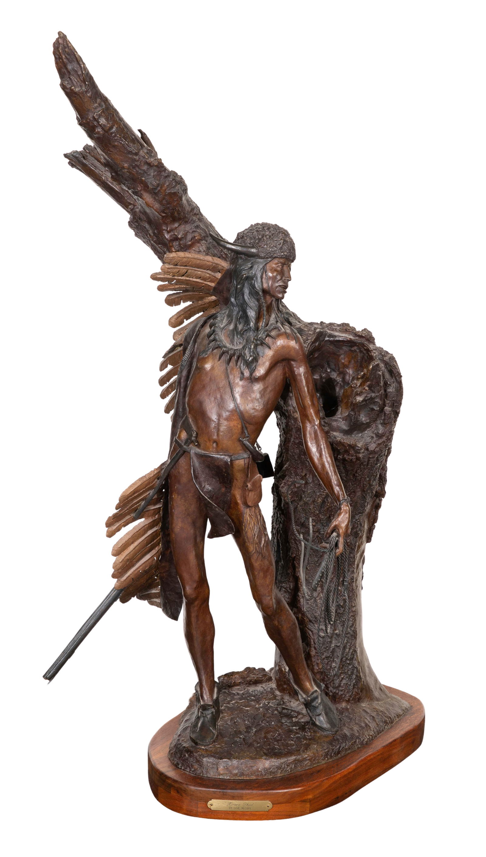 Dave McGary (American, 1958-2013) 'Gift of the Sunbird' Bronze Sculpture (1 of 3)