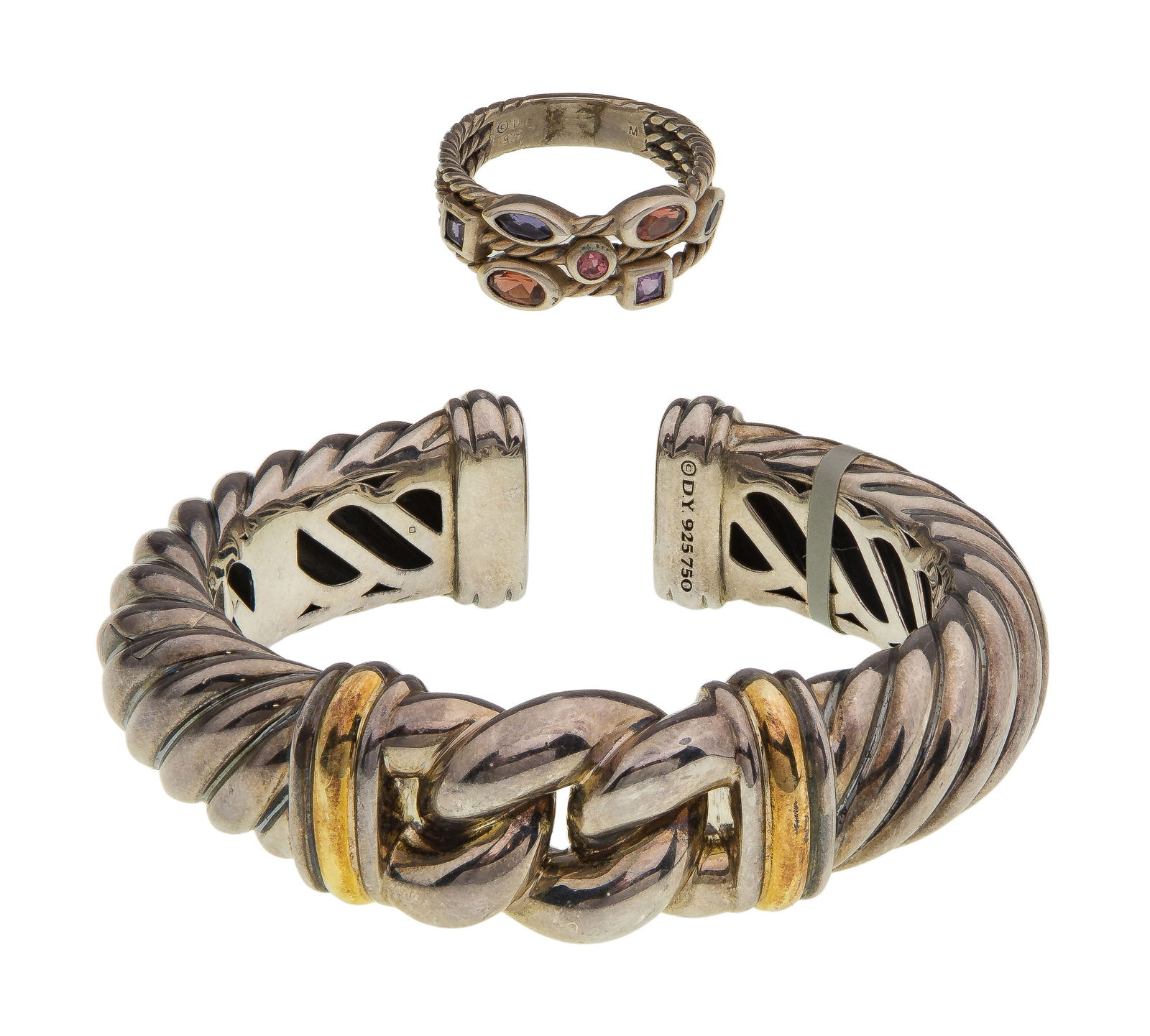 David Yurman 18k Yellow Gold and Sterling Silver Jewelry (1 of 1)