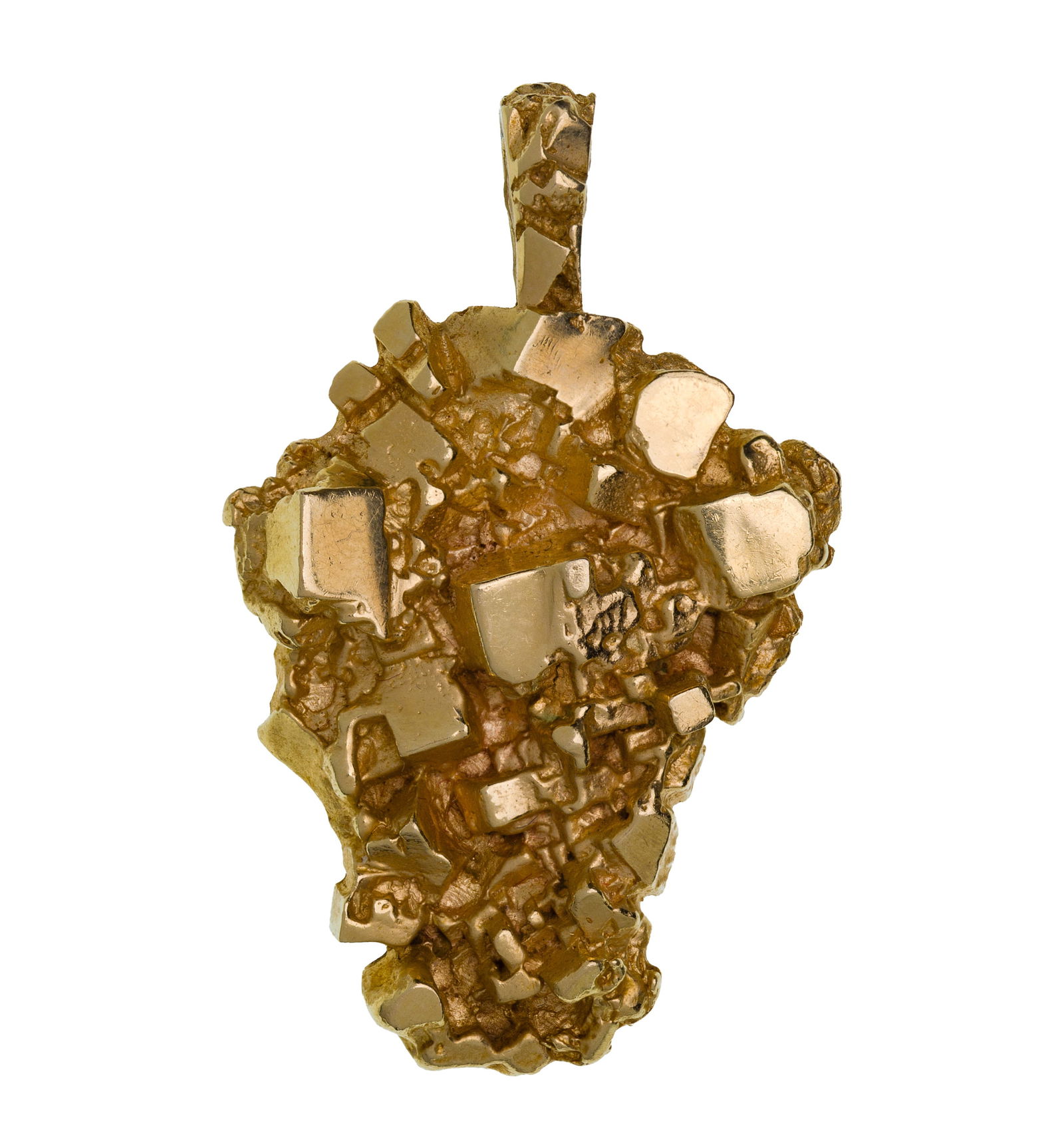 14k Yellow Gold Nugget Pendant (1 of 2)