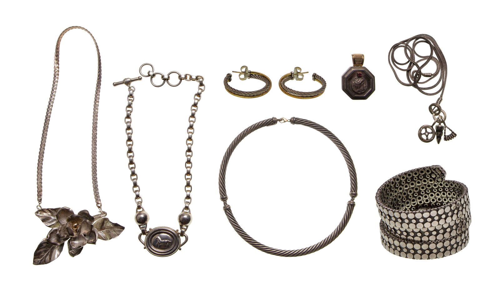 Designer Sterling Silver Jewelry Assortment (1 of 1)